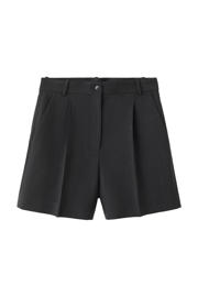 thumbnail: Mango straight leg casual short - zwart