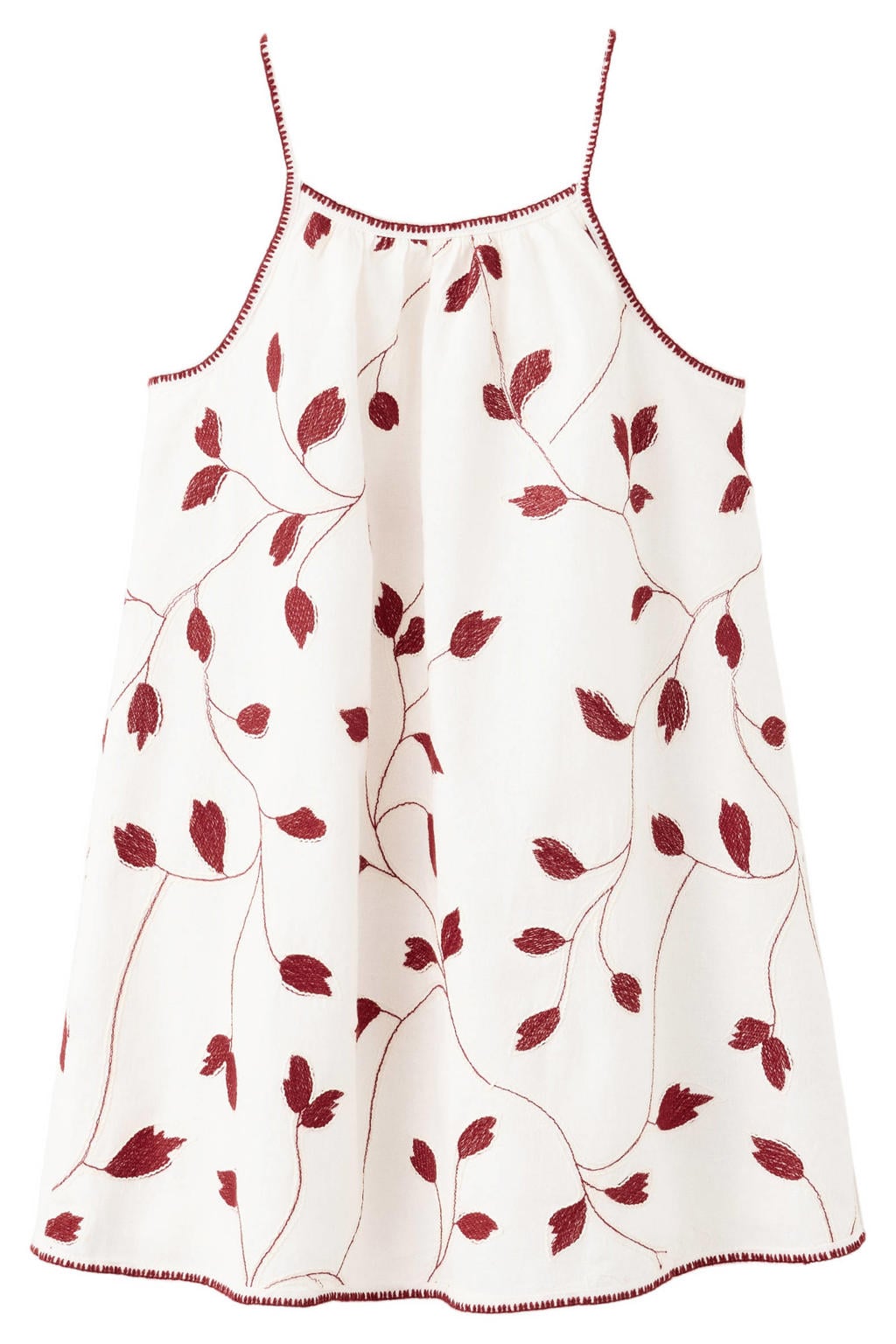 Mango Kids zomerjurk met print - ecru
