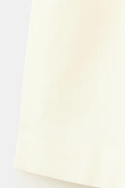 thumbnail: Mango viscose straight leg bermuda short met linnen - ecru