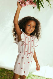 thumbnail: Mango Kids playsuit met print - beige