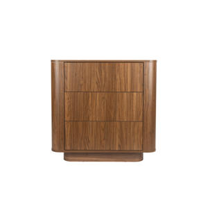 Almira Ladekast Hout/ Marmerlook Walnootkleur