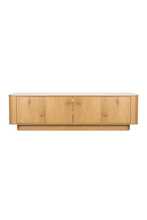  Almira Dressoir Laag 180 cm Hout/ Marmerlook Naturel
