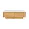 Housecraft Living salontafel Almira Salontafel 120x60 cm Hout/ Marmerlook Naturel (60x120 cm) Naturel
