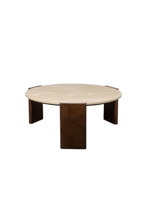 Valcour salontafel bruin/marmer