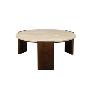 Valcour salontafel bruin/marmer