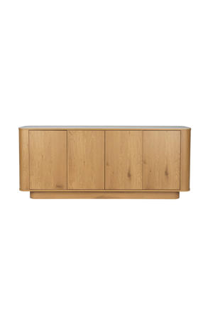  Almira Dressoir Hoog 180 cm Hout/ Marmerlook Naturel