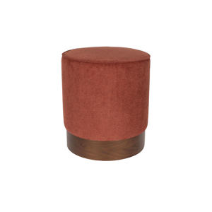  Bellevue Poef Rond Rood 