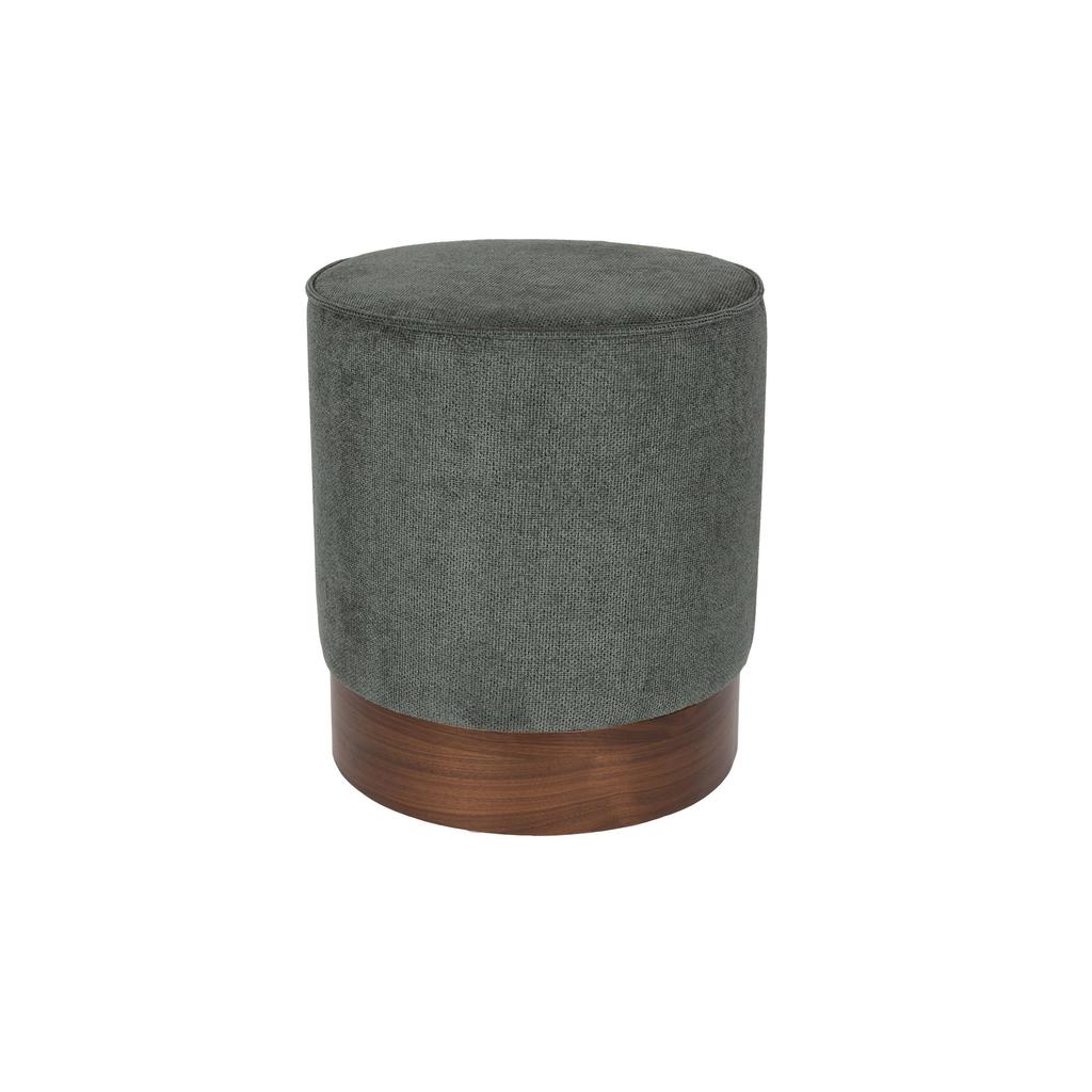 Dutchbone Bellevue Poef Rond Groen