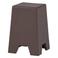 WOOOD WOOOD Zina Bijzettafel Hoog - Cement - Bruin - 51x36x36