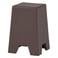 WOOOD Zina Bijzettafel Hoog - Cement - Bruin - 51x36x36
