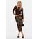 Desigual top met panterprint - bruin