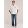 WE Fashion loose fit gestreept overhemd - ecru