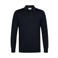 Profuomo wollen regular fit gebreide trui - donkerblauw
