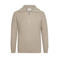 Profuomo wollen regular fit gebreide trui - beige