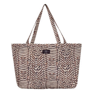 shopper Nola met dierenprint bruin