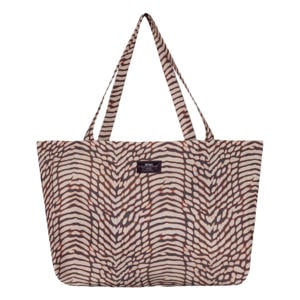 shopper Nola met dierenprint bruin