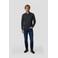 Michaelis regular fit gebreide trui - donkerblauw