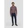 Michaelis regular fit gebreide trui - paars