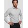Michaelis slim fit overhemd met print - wit/groen
