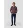 Michaelis regular fit gebreide trui - paars