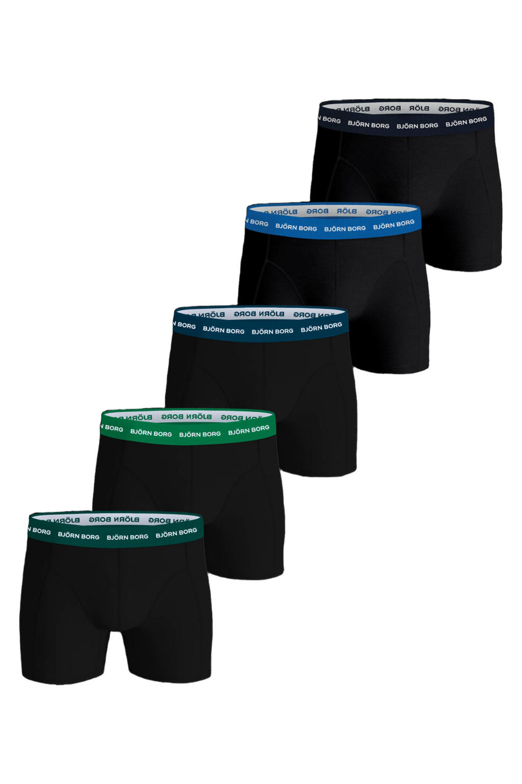 Björn Borg boxershorts - zwart (set van 5)