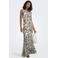 JDY maxi jurk met print - ecru