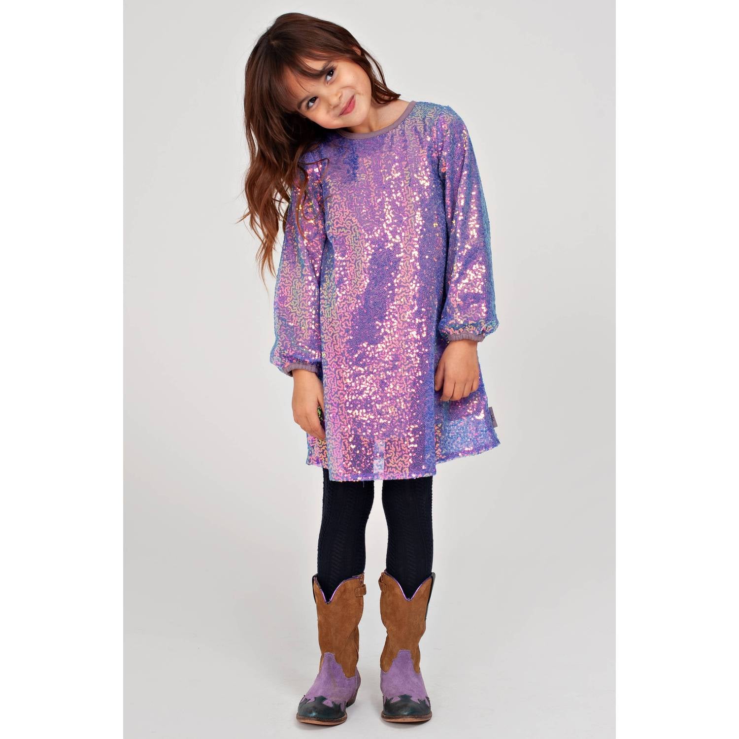 Jubel midi jurk lila