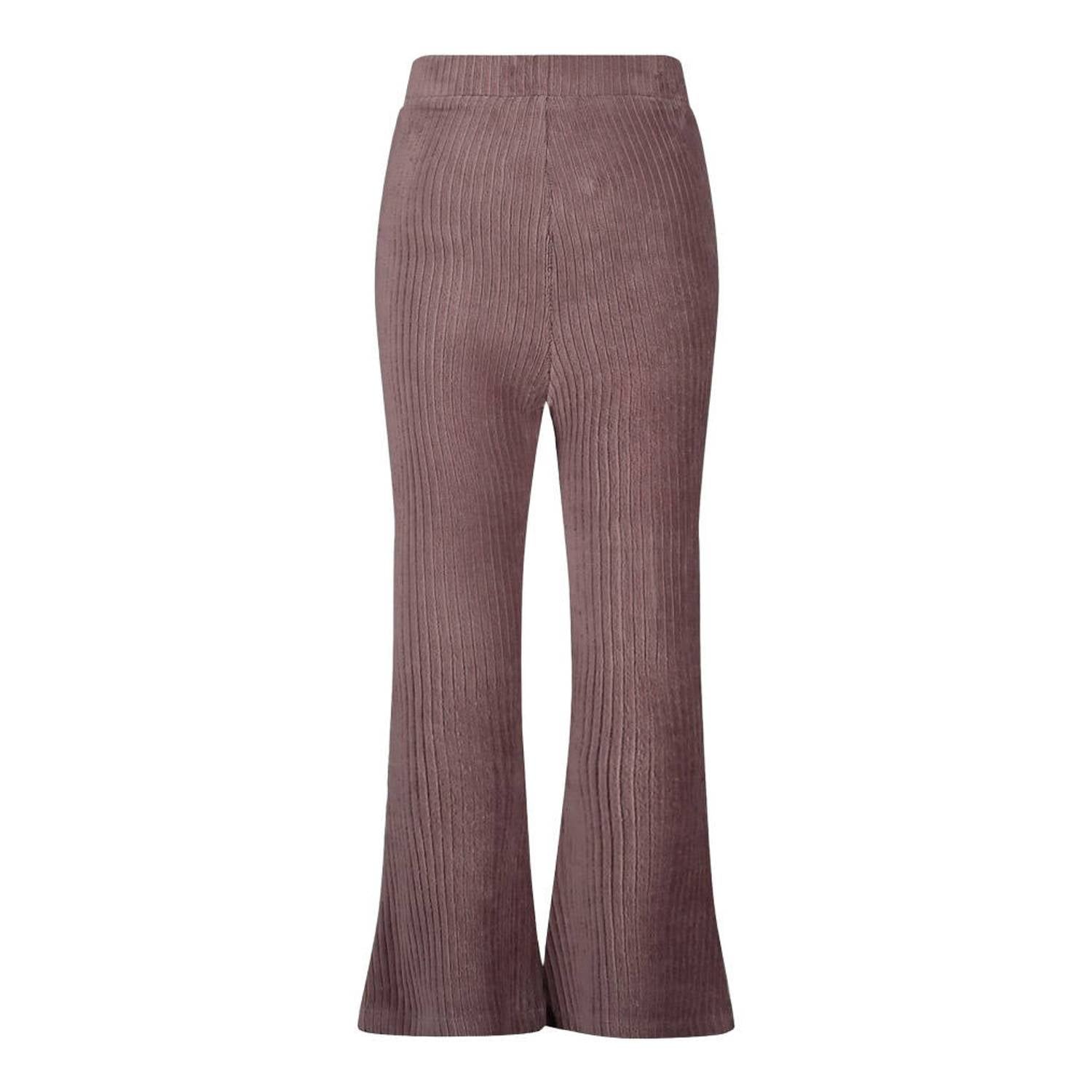 Jubel flared broek paars
