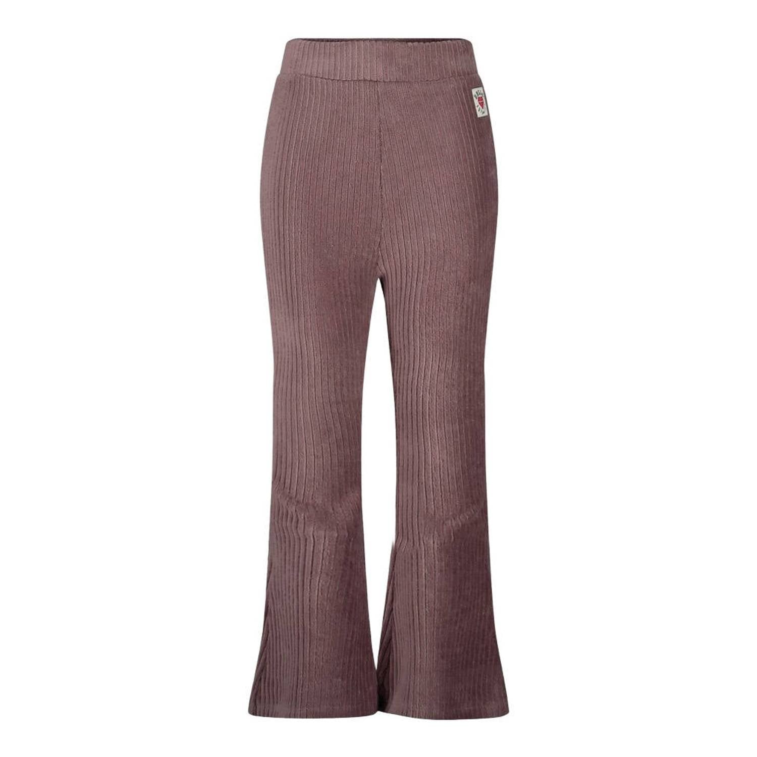 Jubel flared broek paars