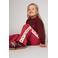 Jubel wide leg gestreepte joggingbroek met hartjes - roze/wit