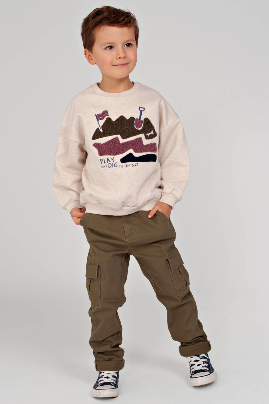 Sturdy cargo broek Rock the Earth donkergroen