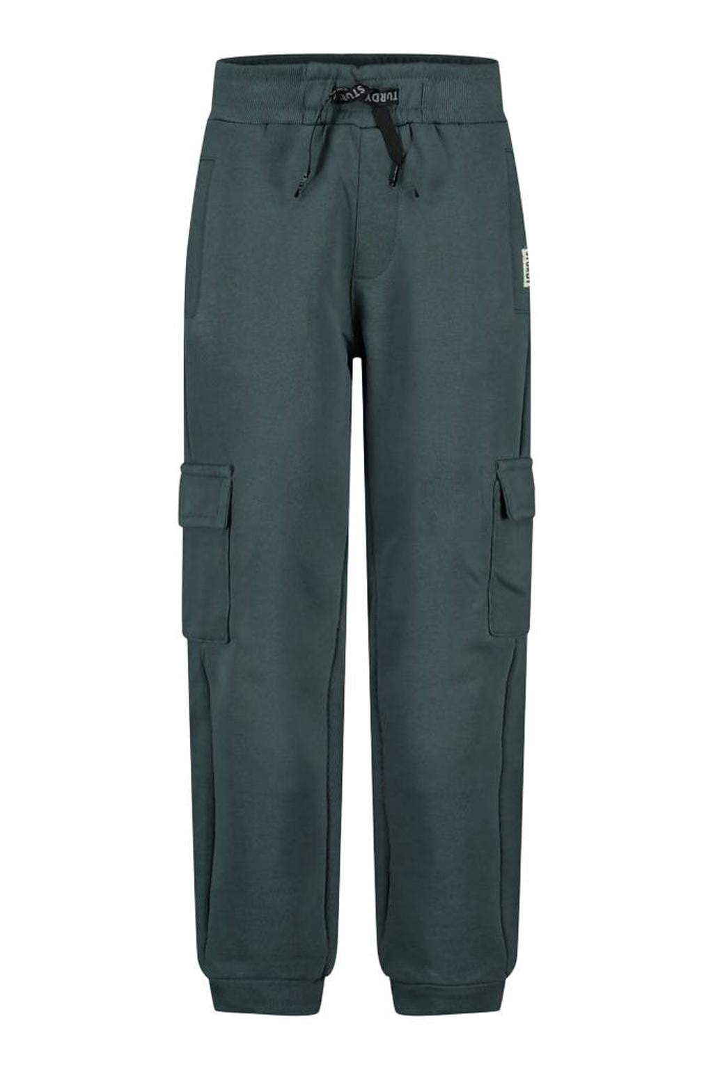 Sturdy loose fit cargobroek - donkerblauw