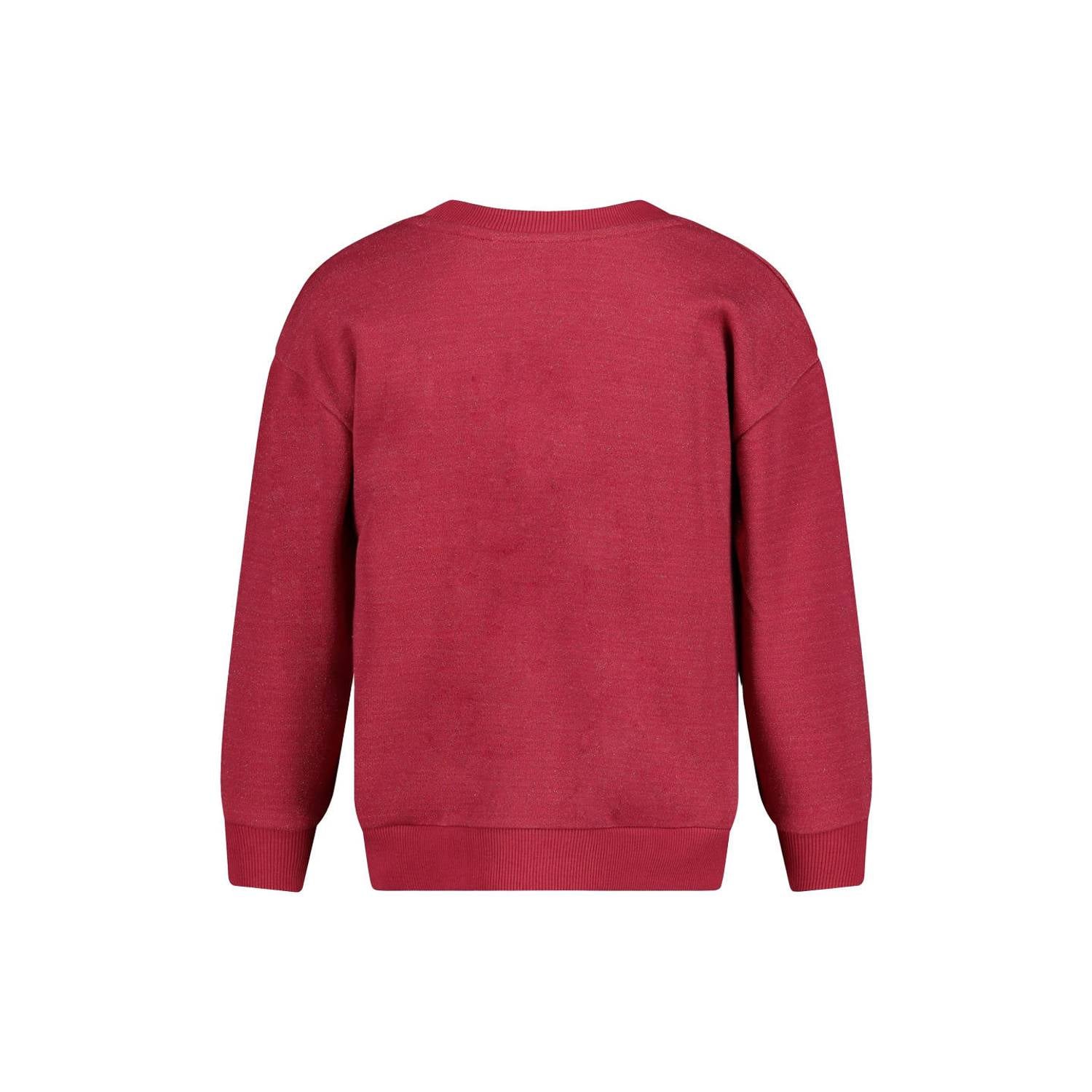 Jubel sweater met print roze