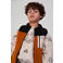 Sturdy relaxed fit sweater Mountain top offwhite/zwart