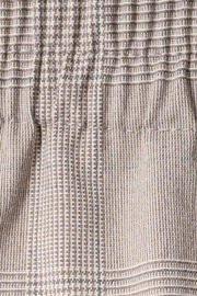 thumbnail: Shoeby wide leg casual geruite short - grijs