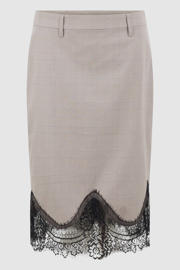 thumbnail: Shoeby geruite midi rok - grijs