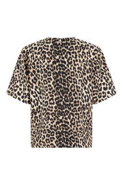 thumbnail: Shoeby T-shirt met panterprint - beige