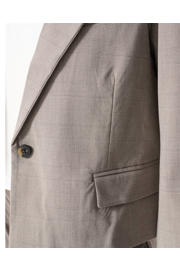 thumbnail: Shoeby geruite cropped blazer - grijs