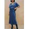 VERO MODA viscose maxi rok - blauw
