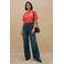 VERO MODA T-shirt met backprint - rood