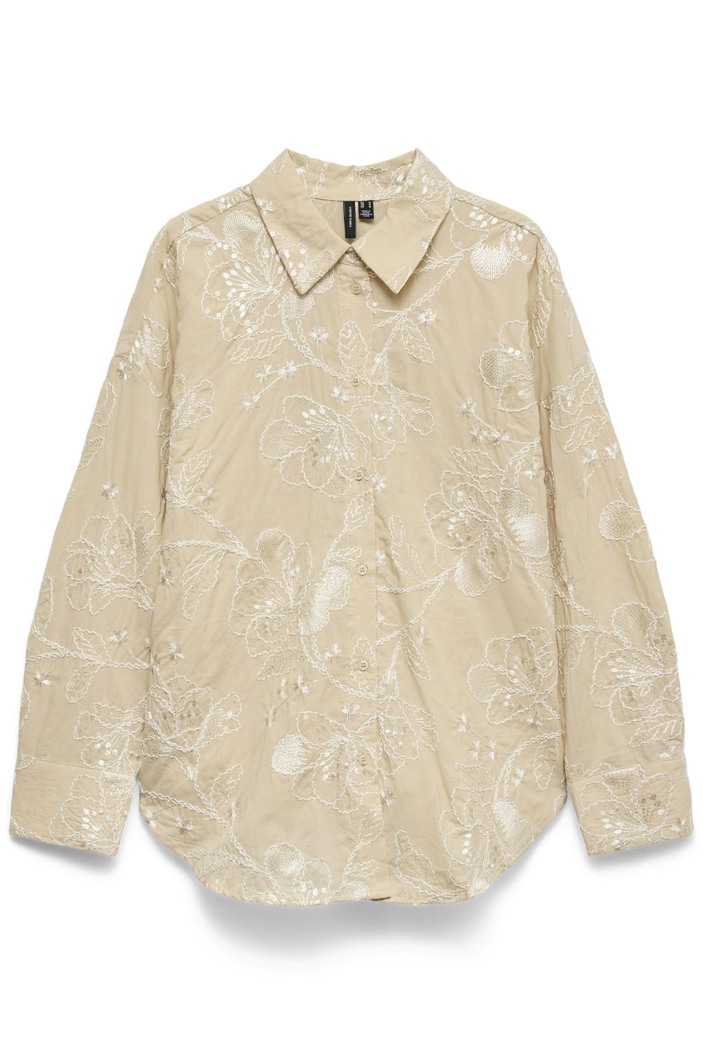 VERO MODA blouse met borduursels - beige