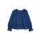 VERO MODA broderie top - donkerblauw