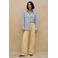 VERO MODA blouse met borduursels - blauw