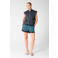 Shoeby gestreepte short met kant - blauw