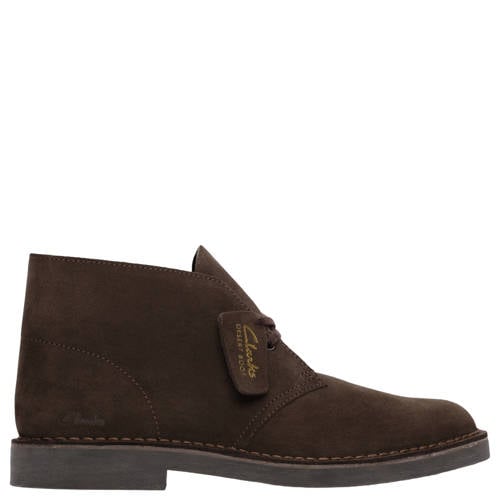 Clarks O Desert bt Evo suède veterboots donkerbruin