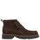 Clarks Torhill High suède veterboots met profielzool - donkerbruin