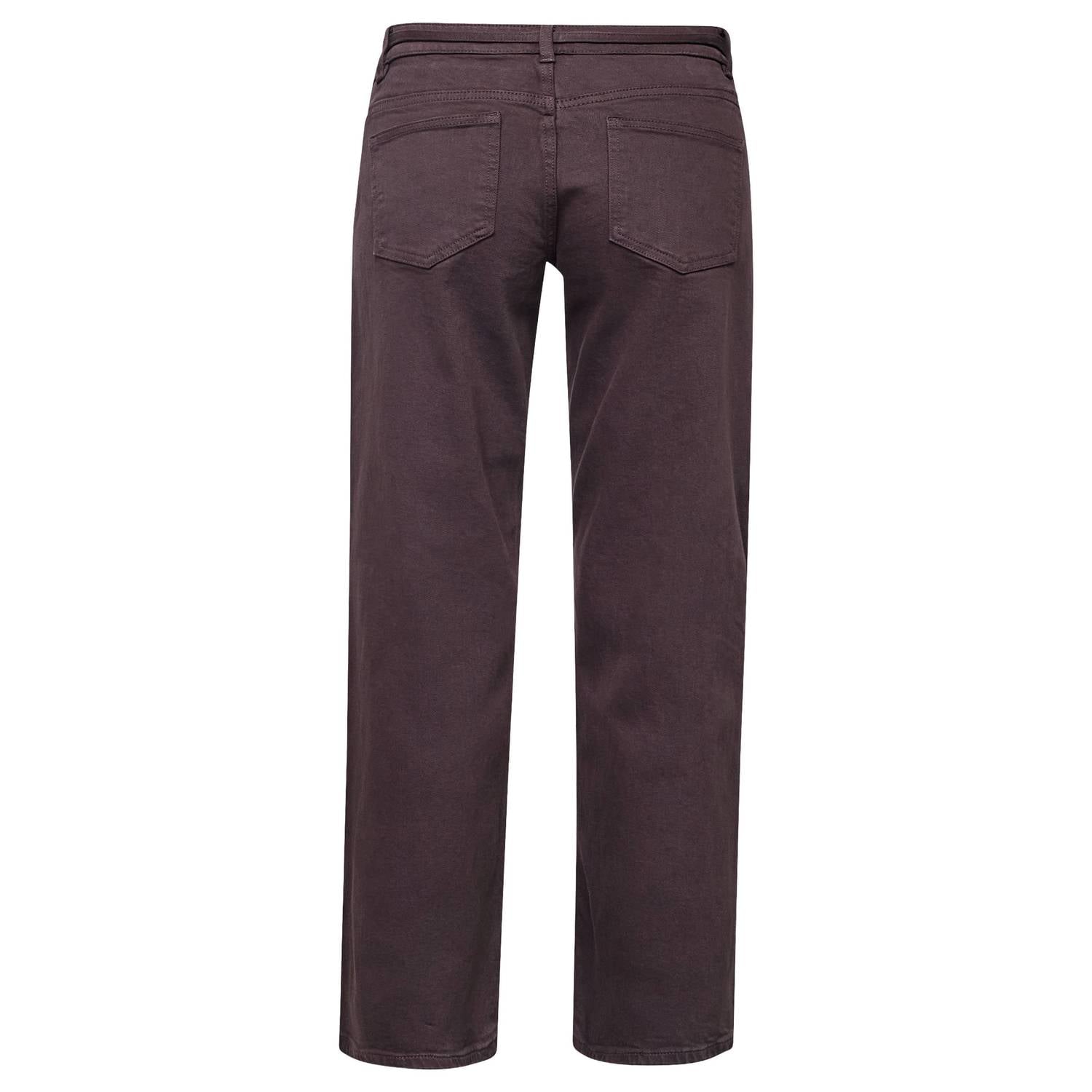 SisterS Point wide leg jeans met ceintuur donkerpaars