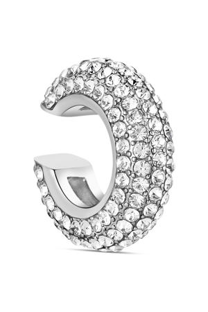 earcuff Ice Pave Ear Cuff Medium zilverkleurig