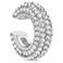Club Manhattan earcuff Ice Pave Ear Cuff Medium zilverkleurig