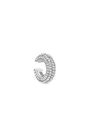 earcuff Ice Pave Ear Cuff Small zilverkleurig